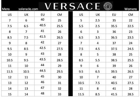 do versace sneakers run true to size|Versace women's shoes size guide.